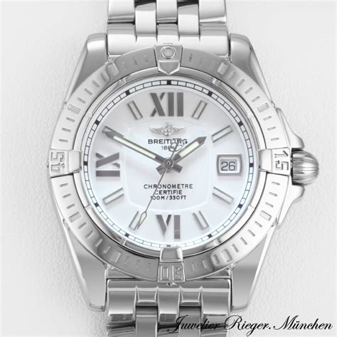 breitling uhr gebraucht damenuhr rolloband